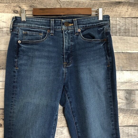 Spanx Women's 5 Pocket Ankle Skinny Stretch Comfort Jeans | sz 28 Blue - Picture 3 of 10